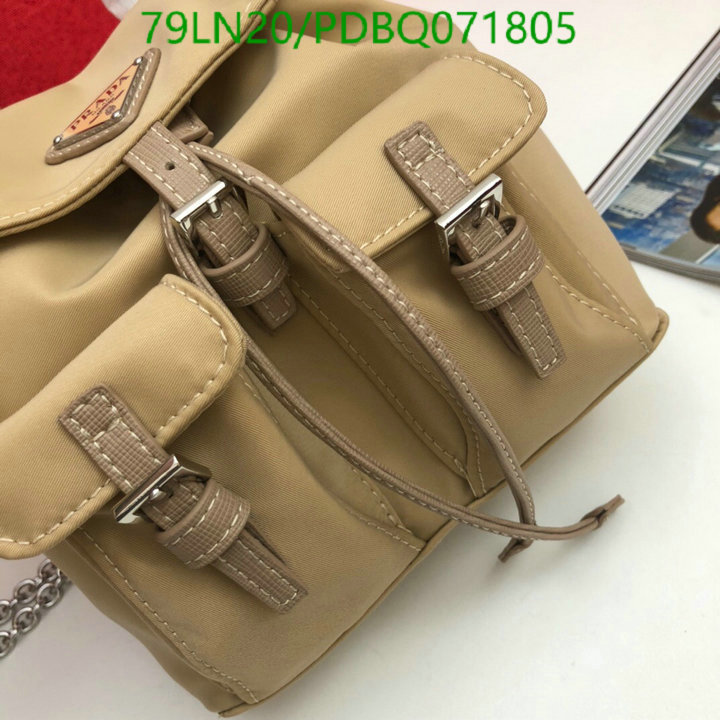 Prada Bag-(4A)-Backpack-,Code:PDBQ071805,$: 119USD