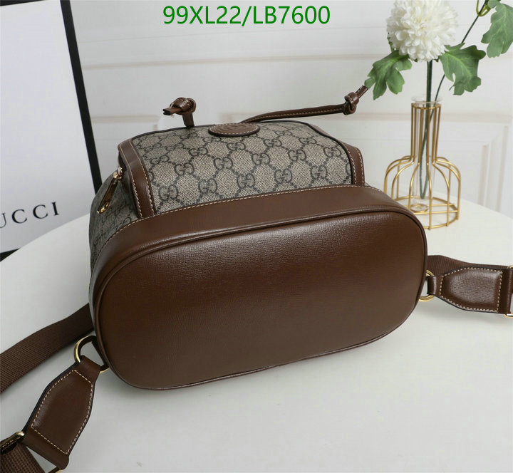 Gucci Bag-(4A)-Backpack-,Code: LB7600,$: 99USD