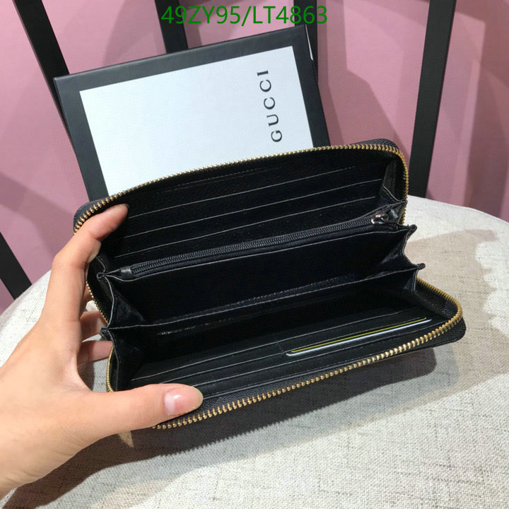 Gucci Bag-(4A)-Wallet-,Code: LT4863,$: 49USD