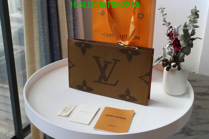 LV Bags-(Mirror)-Wallet-,Code: T062216,$: 105USD