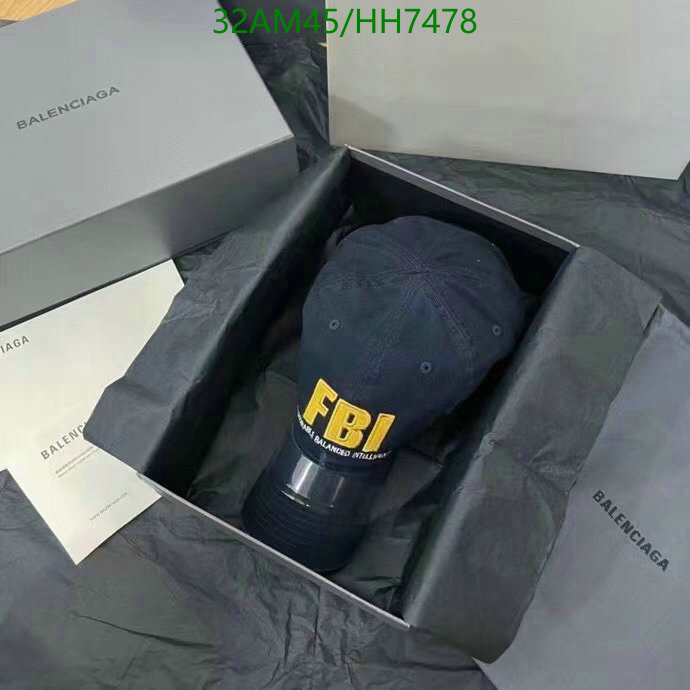 Cap -(Hat)-Balenciaga, Code: HH7478,$: 32USD