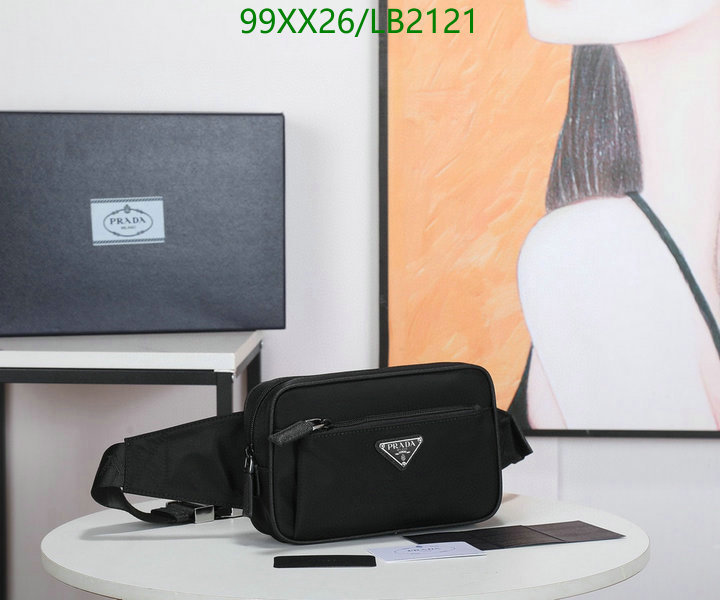 Prada Bag-(Mirror)-Diagonal-,Code: LB2121,$: 99USD
