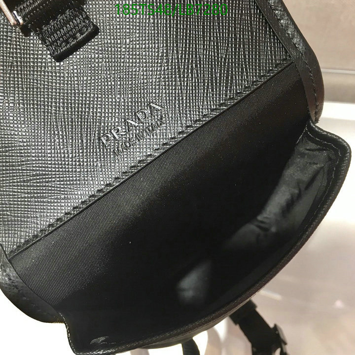 Prada Bag-(Mirror)-Diagonal-,Code: LB7280,$: 185USD