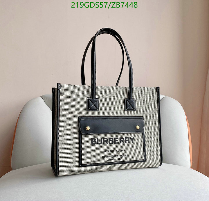 Burberry Bag-(Mirror)-Handbag-,Code: ZB7448,$: 219USD