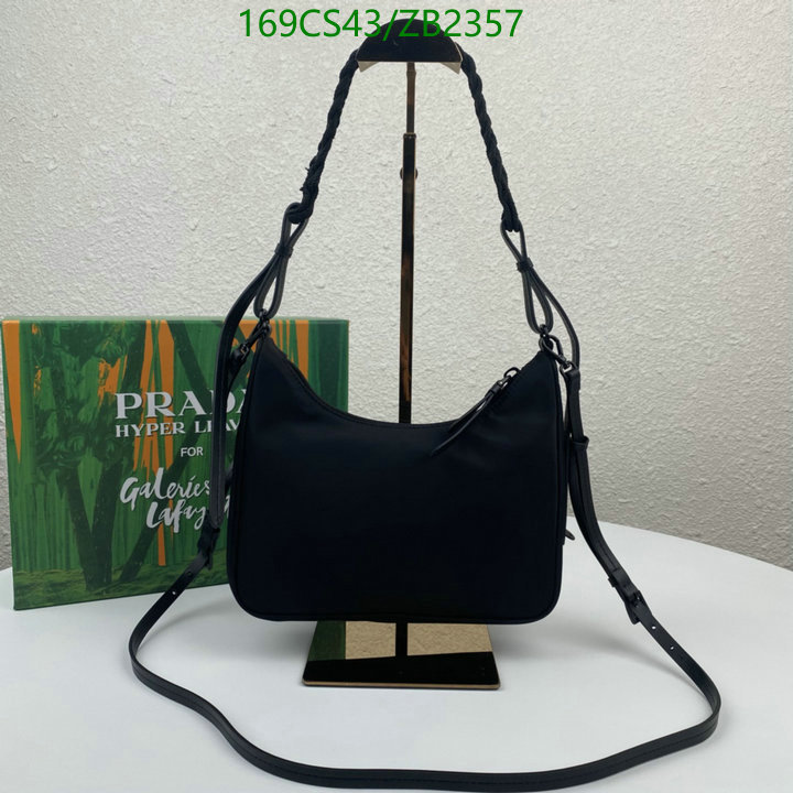 Prada Bag-(Mirror)-Diagonal-,Code: ZB2357,$: 169USD