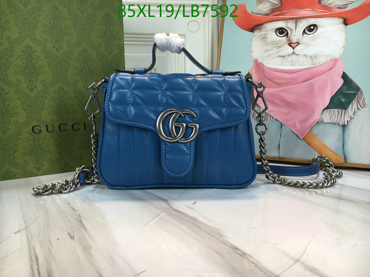 Gucci Bag-(4A)-Marmont,Code: LB7592,$: 85USD