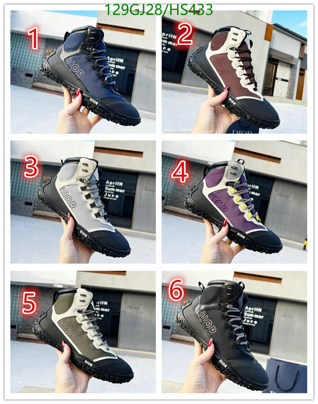 Men shoes-Dior, Code: HS433,$: 129USD