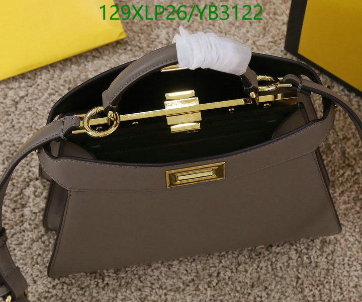 Fendi Bag-(4A)-Peekaboo,Code: YB3122,$: 129USD