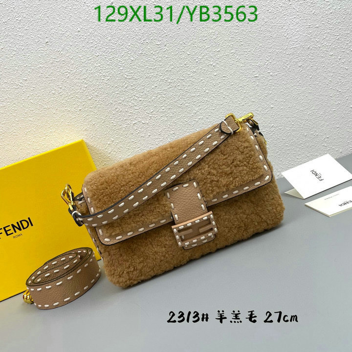 Fendi Bag-(4A)-Baguette-,Code: YB3563,$: 129USD