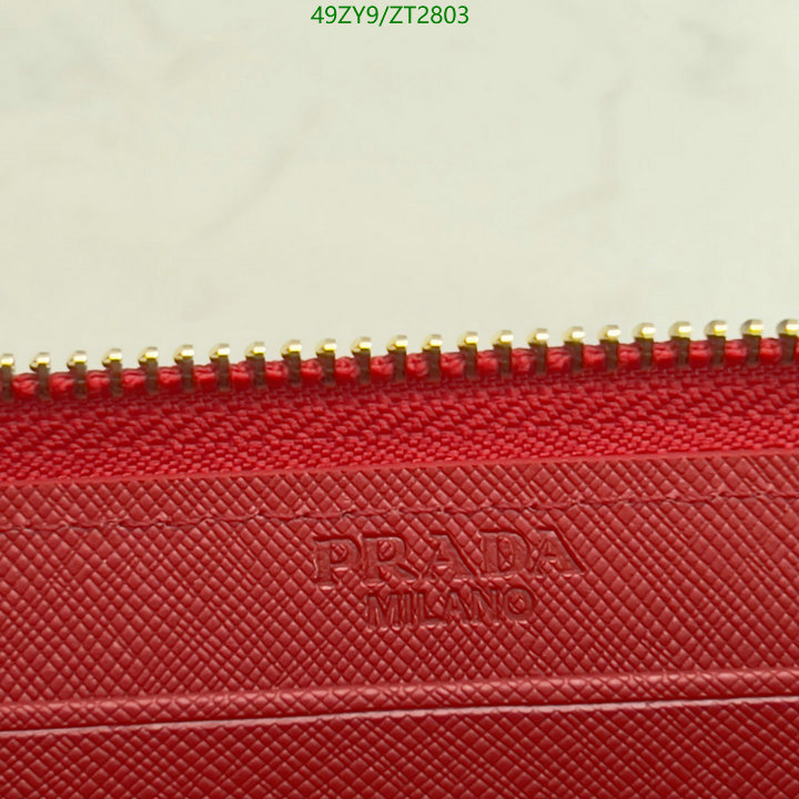 Prada Bag-(4A)-Wallet-,Code: ZT2803,$: 49USD