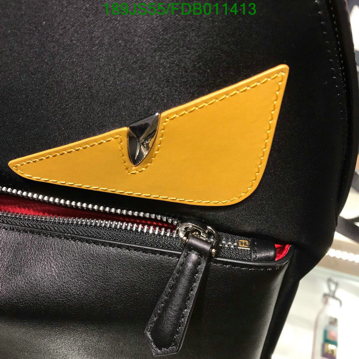 Fendi Bag-(Mirror)-Backpack-,Code: FDB011413,$: 189USD