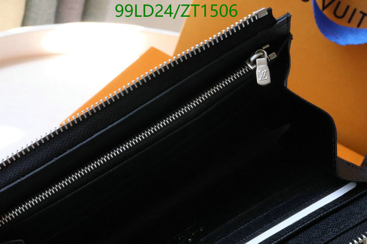 LV Bags-(Mirror)-Wallet-,Code: ZT1506,$: 99USD