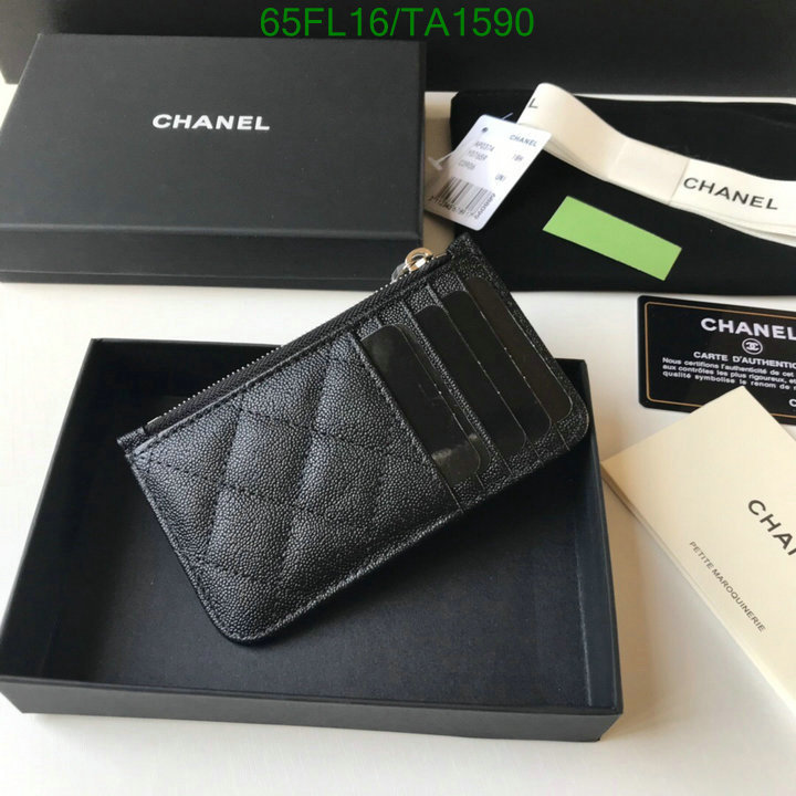 Chanel Bags -(Mirror)-Wallet-,Code: TA1590,$: 65USD