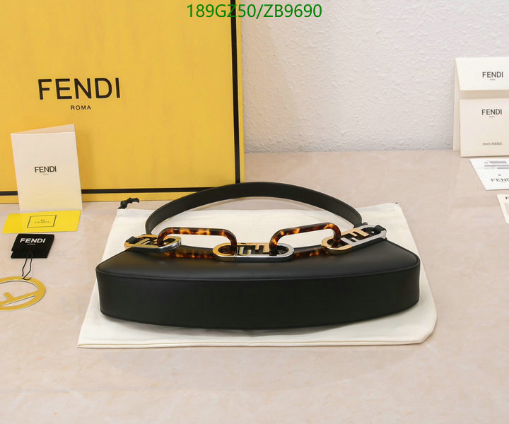 Fendi Bag-(Mirror)-Handbag-,Code: ZB9690,$: 189USD