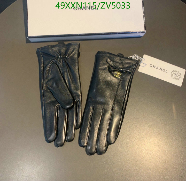 Gloves-Chanel, Code: ZV5033,$: 49USD