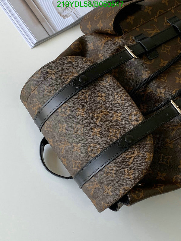 LV Bags-(Mirror)-Backpack-,Code: B050547,$: 219USD