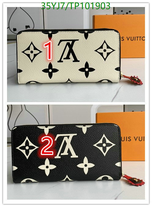 LV Bags-(4A)-Wallet-,Code: TP101903,$: 35USD