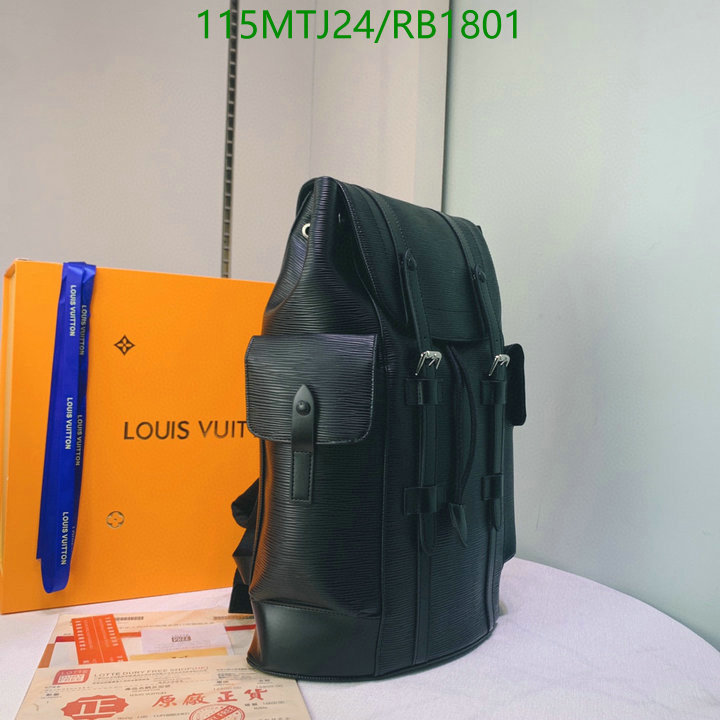 LV Bags-(4A)-Backpack-,Code: RB1801,$: 115USD