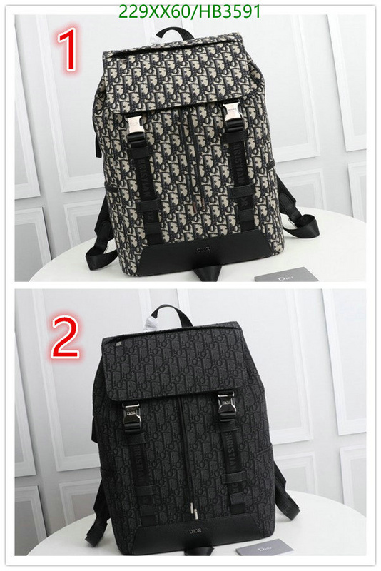 Dior Bags -(Mirror)-Backpack-,Code: HB3591,$: 229USD