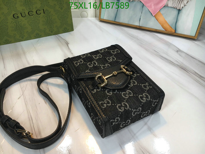 Gucci Bag-(4A)-Horsebit-,Code: LB7589,$: 75USD