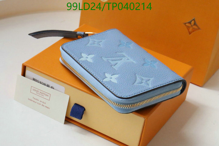 LV Bags-(Mirror)-Wallet-,Code: TP040214,