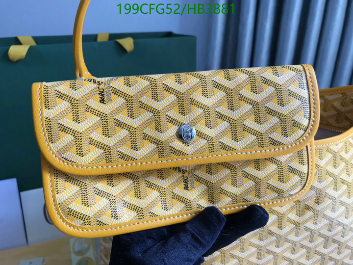 Goyard Bag-(Mirror)-Handbag-,Code: HB3881,$: 199USD