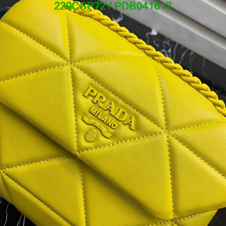 Prada Bag-(Mirror)-Diagonal-,Code: PDB041617,$: 229USD