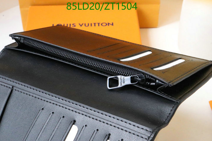 LV Bags-(Mirror)-Wallet-,Code: ZT1504,$: 85USD