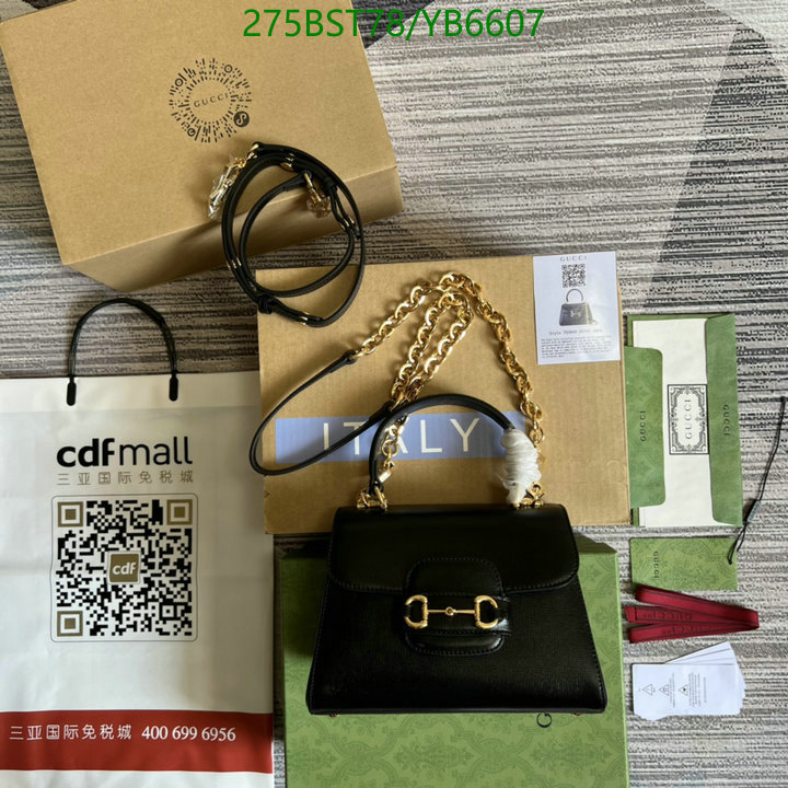 Gucci Bag-(Mirror)-Horsebit-,Code: YB6607,$: 275USD