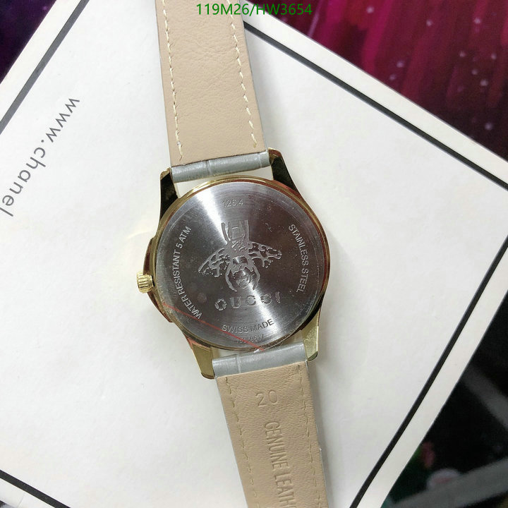 Watch-4A Quality-Gucci, Code: HW3654,$: 119USD