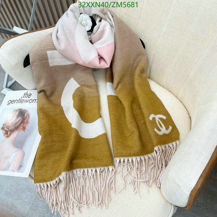 Scarf-Chanel, Code: ZM5681,$: 32USD