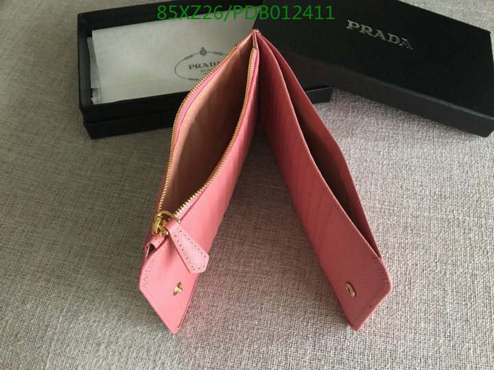 Prada Bag-(Mirror)-Wallet-,Code: PDB012411,$:85USD