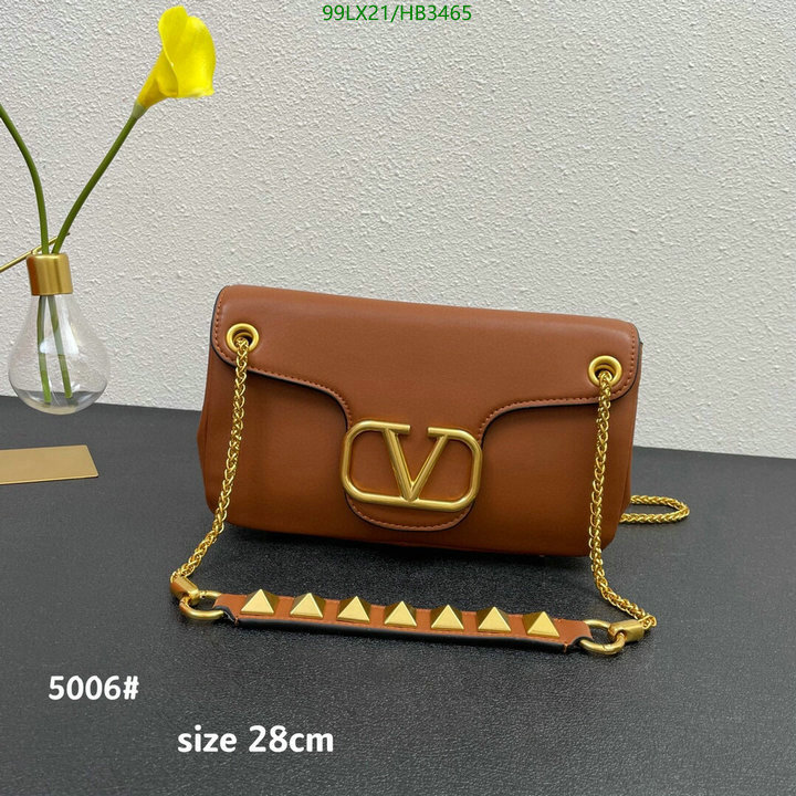 Valentino Bag-(4A)-LOC-V Logo ,Code: HB3465,$: 99USD