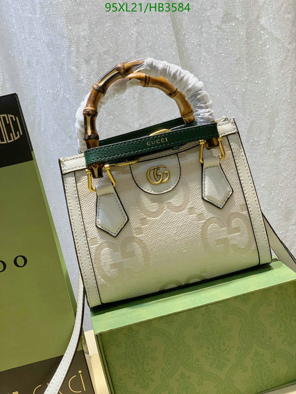 Gucci Bag-(4A)-Diana-Bamboo-,Code: HB3584,$: 95USD