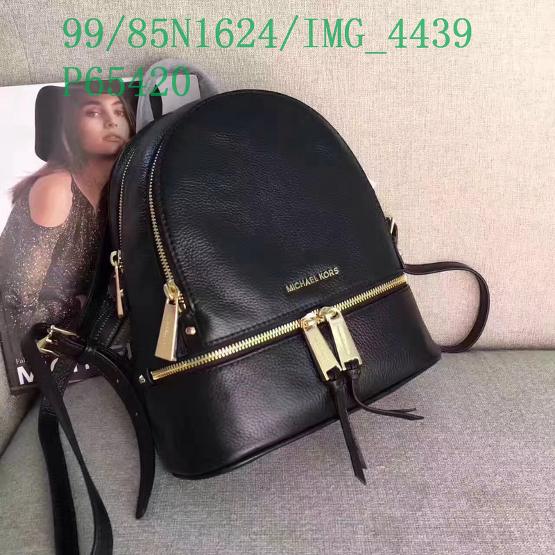 Michael Kors Bag-(Mirror)-Backpack-,Code: MSB122205,$: 155USD