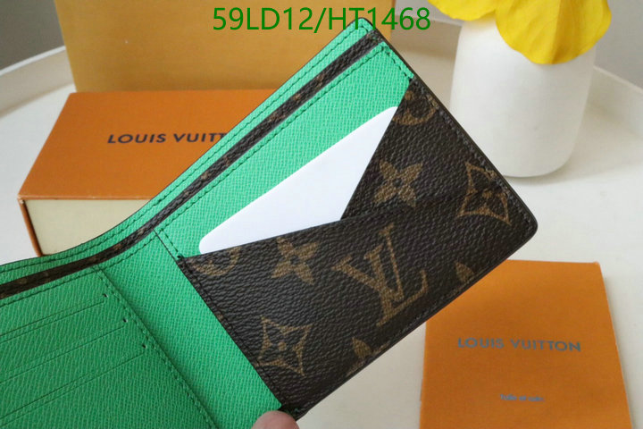 LV Bags-(Mirror)-Wallet-,Code: HT1468,$: 59USD