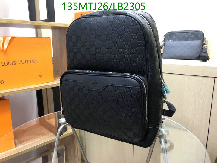 LV Bags-(4A)-Backpack-,Code: LB2305,$: 135USD