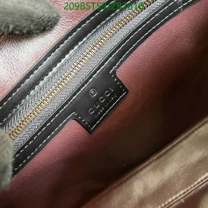 Gucci Bag-(Mirror)-Diagonal-,Code: ZB7510,$: 209USD