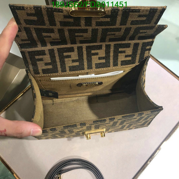 Fendi Bag-(Mirror)-Diagonal-,Code: FDB011451,$: 189USD