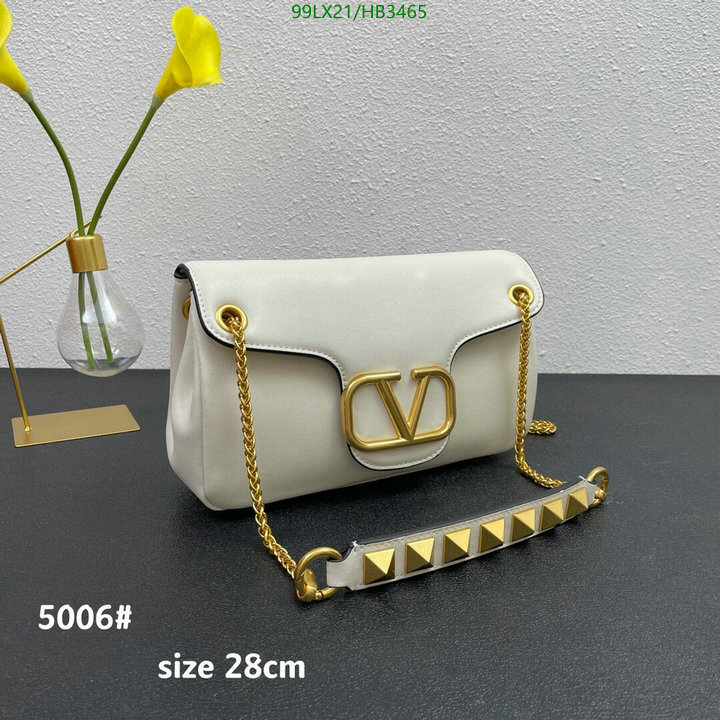 Valentino Bag-(4A)-LOC-V Logo ,Code: HB3465,$: 99USD