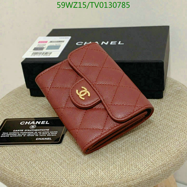 Chanel Bags ( 4A )-Wallet-,Code: TV0130785,$: 59USD