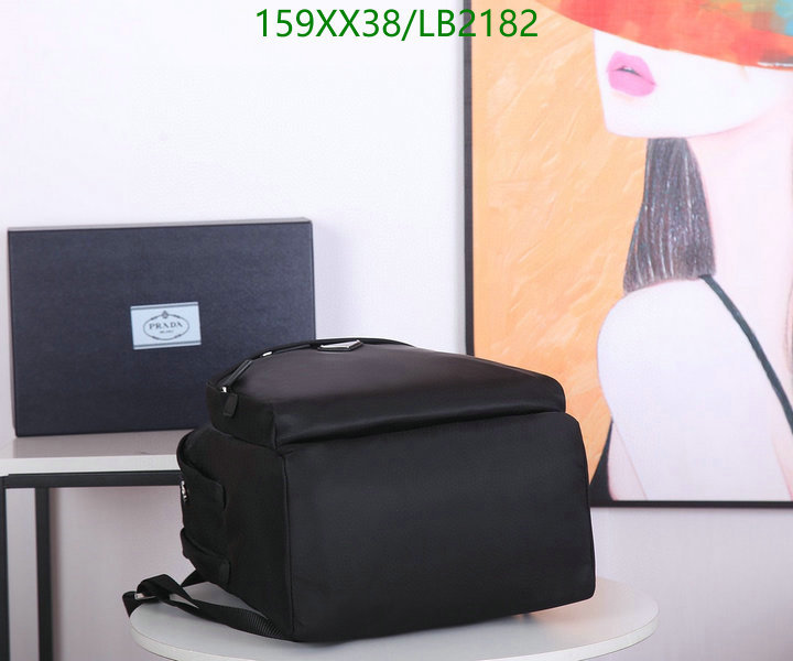 Prada Bag-(Mirror)-Backpack-,Code: LB2182,$: 159USD