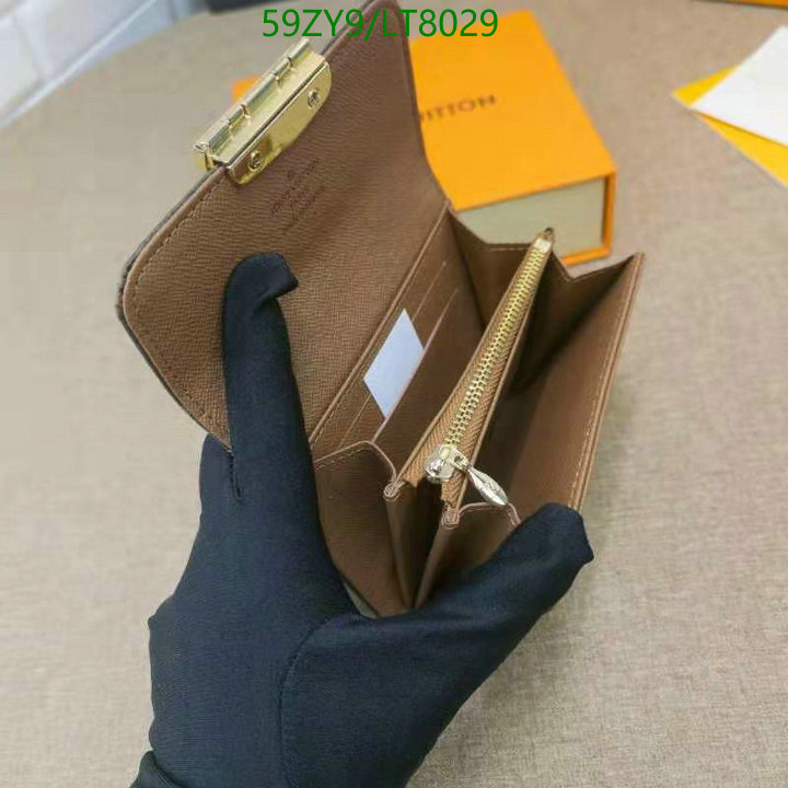 LV Bags-(4A)-Wallet-,Code: LT8029,$: 59USD