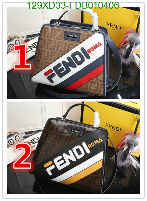 Fendi Bag-(4A)-Handbag-,Code: FDB010406,$:129USD