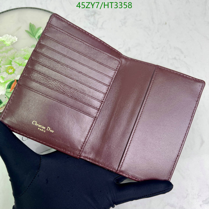 Dior Bags-(4A)-Wallet,Code: HT3358,$: 45USD