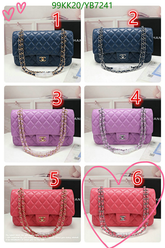 Chanel Bags ( 4A )-Diagonal-,Code: YB7241,$: 99USD