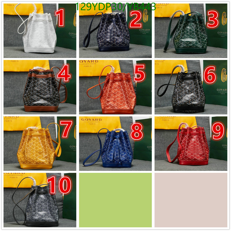 Goyard Bag-(Mirror)-Diagonal-,Code: YB443,$: 129USD