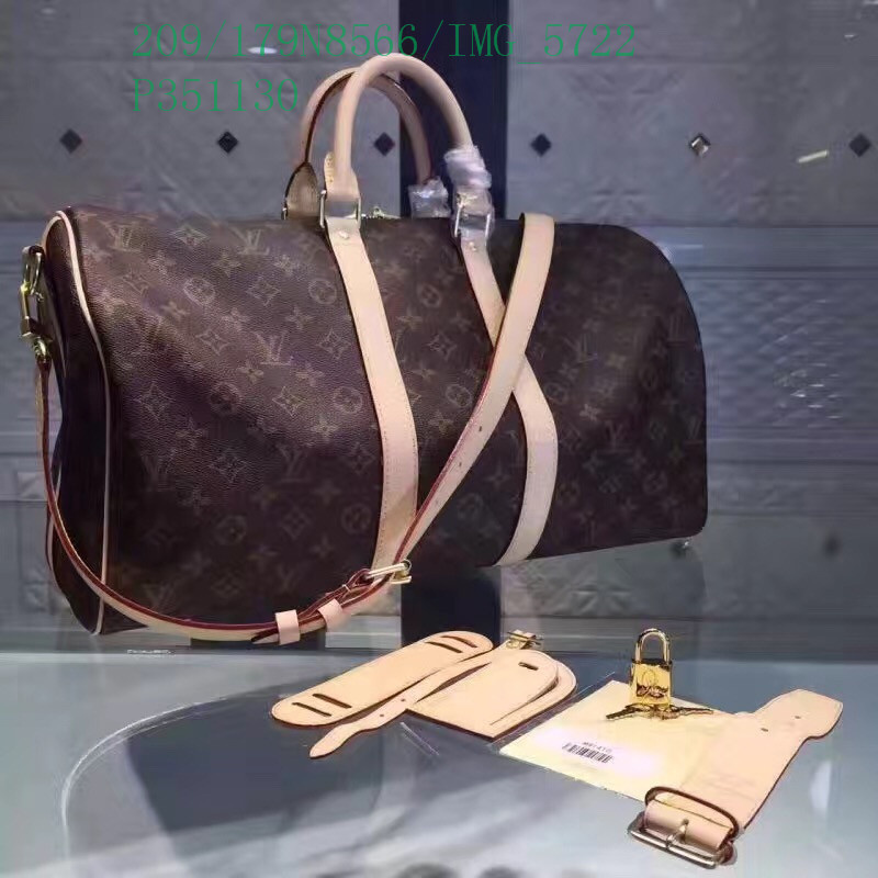 LV Bags-(Mirror)-Keepall BandouliRe 45-50-,Code：LB113025,$: 209USD