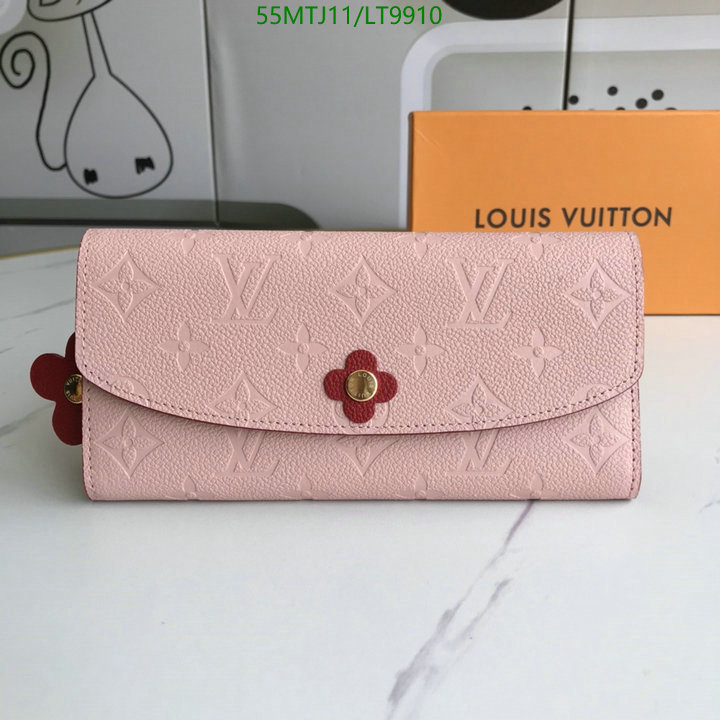 LV Bags-(4A)-Wallet-,Code: LT9910,$: 55USD