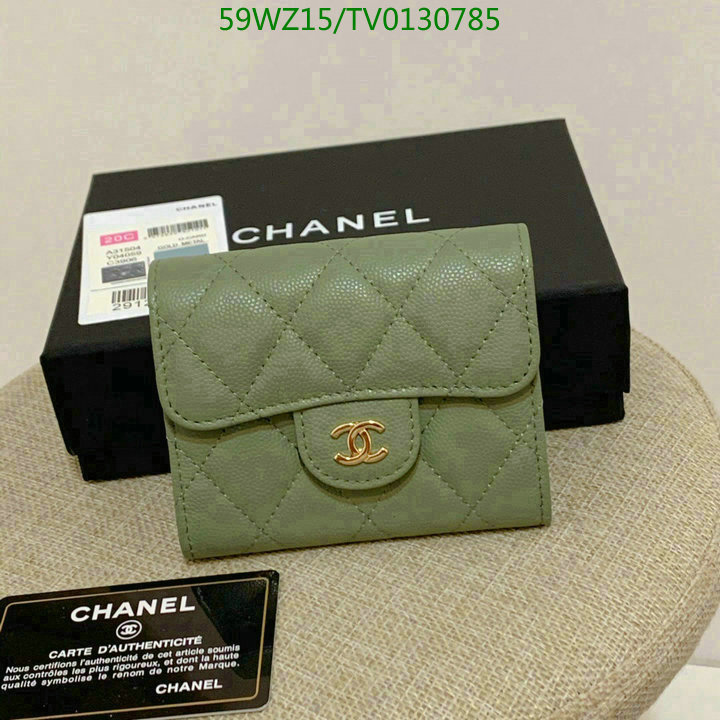 Chanel Bags ( 4A )-Wallet-,Code: TV0130785,$: 59USD